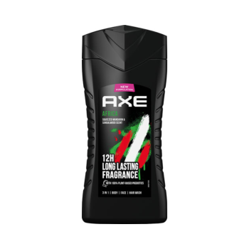 Axe 3in1 Africa Squeezed Mandarin and Sandalwood Scent, Body/Face/Hair Wash Duschgel
